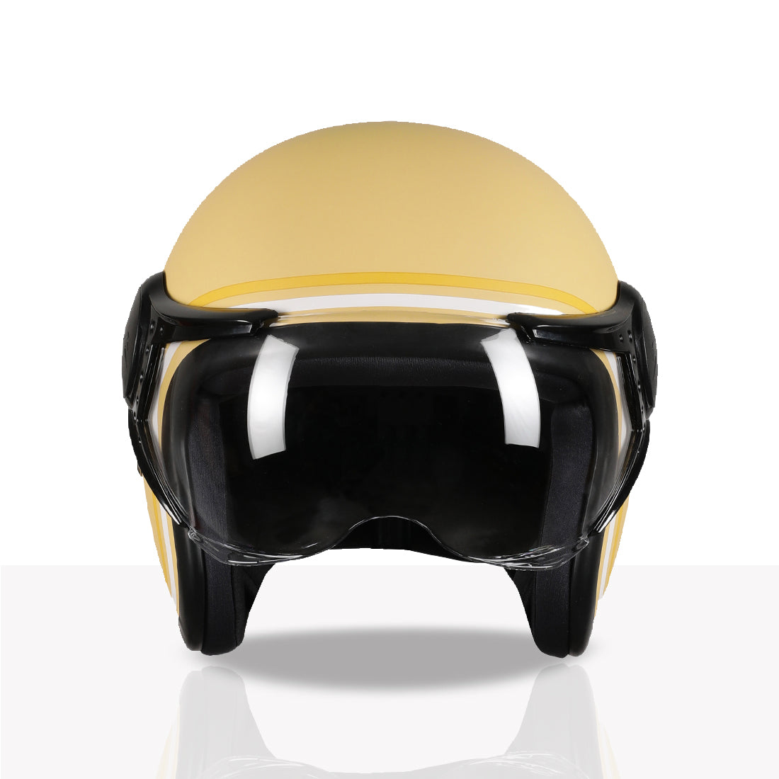 TVS MissFit Helmet for Women | Lightweight Ladies Helmet for Scooter | Stylish Girls Helmet with Extreme Comfort Fit | Women Helmet with Clear Visor | DOT & ISI Certified Helmet for Woman